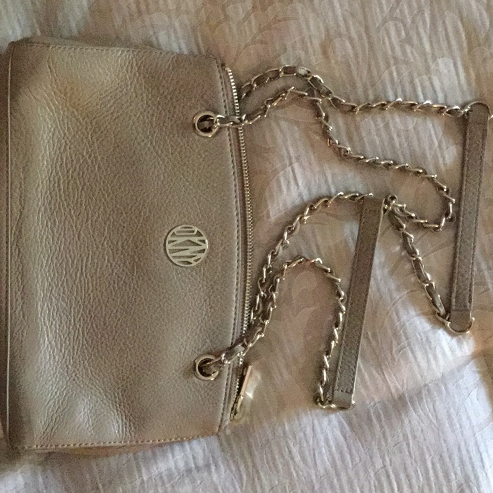 Small DKNY camel color purse